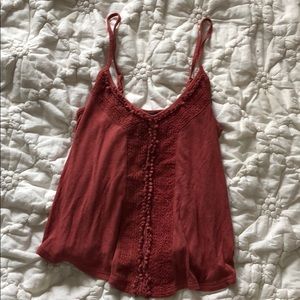 Burnt Orange Tank, American Eagle